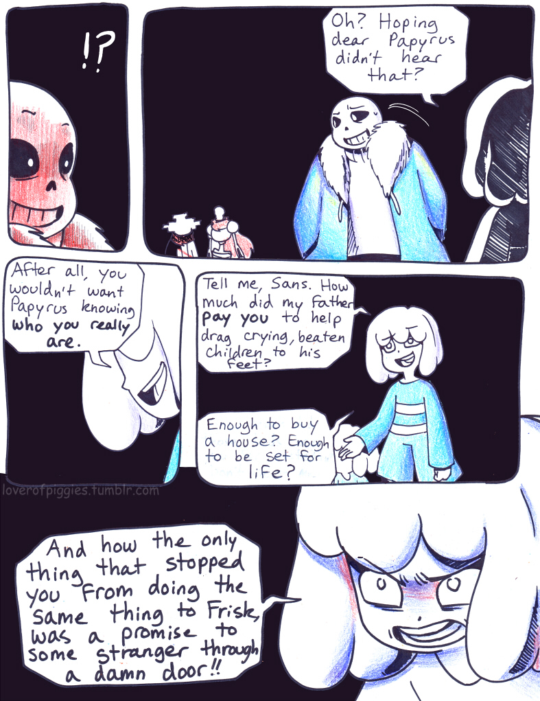 aftertale ambiguous_gender angry animated_skeleton bone chara_(undertale) clothed clothing comic dialogue english_text geno_sans_(aftertale) group human humanoid loverofpiggies male mammal not_furry open_mouth papyrus_(undertale) protagonist_(undertale) sans_(undertale) skeleton speech_bubble teeth text tongue undead undertale video_games