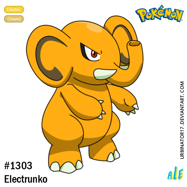 claws creature elephant full_body logo no_humans number pokemon pokemon_(creature) pokemon_rgby_beta red_eyes signature solo standing transparent_background unnamed_elephant_(pokemon_rgby_beta) urbinator17 watermark web_address