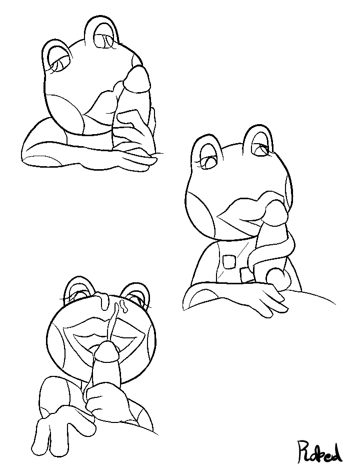 2017 3_fingers aliasing amphibian animal_crossing anthro bedroom_eyes big_lips biped black_and_white bust_portrait clothing cum cumshot digital_drawing_(artwork) digital_media_(artwork) disembodied_penis duo ejaculation erection eyelashes eyeshadow fellatio female female_focus frog glans half-closed_eyes handjob humanoid_penis jambette_(animal_crossing) kissing line_art lips lipstick long_tongue low-angle_view makeup male male/female monochrome nintendo open_mouth open_smile oral orgasm penis penis_kissing portrait robedart seductive sequence sex shirt simple_background smile solo_focus tongue tongue_out tonguejob video_games white_background