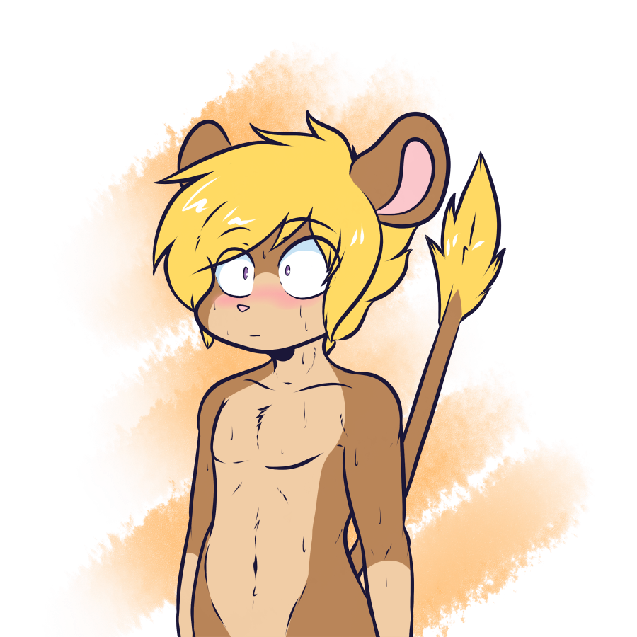 2017 alpha_channel anthro blush crackers crackers_(character) male mammal mouse rodent solo sweat