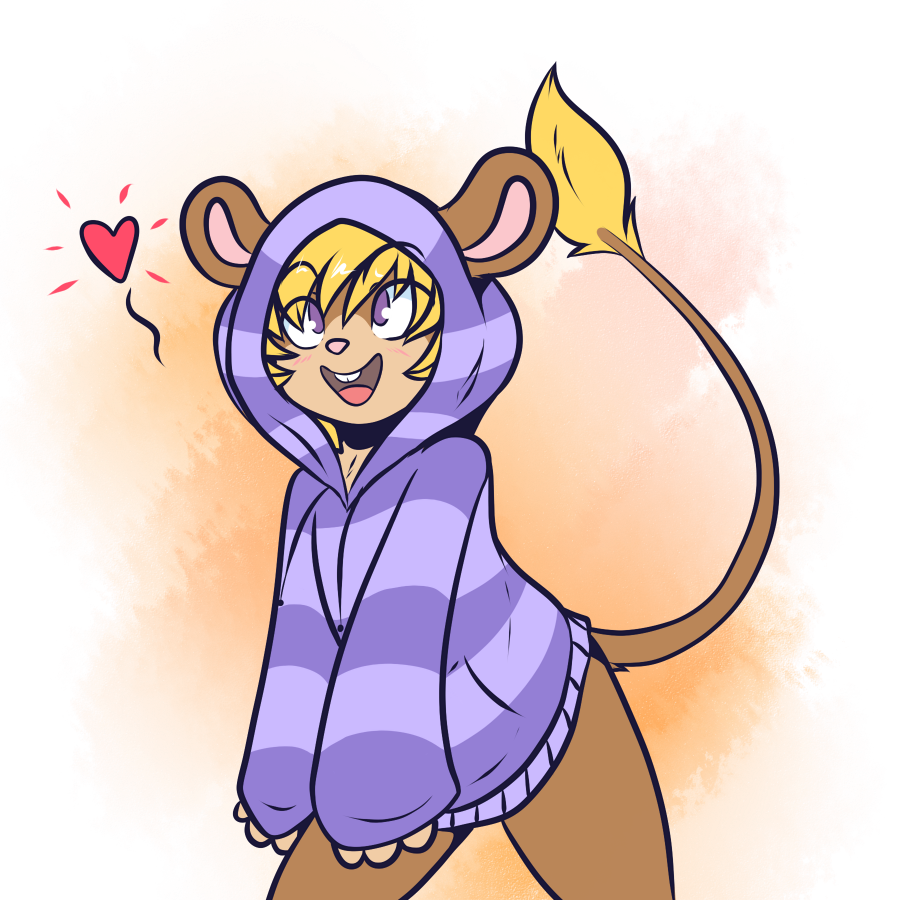 &lt;3 2017 alpha_channel anthro blush clothing crackers crackers_(character) hoodie male mammal mouse open_mouth rodent smile solo teeth