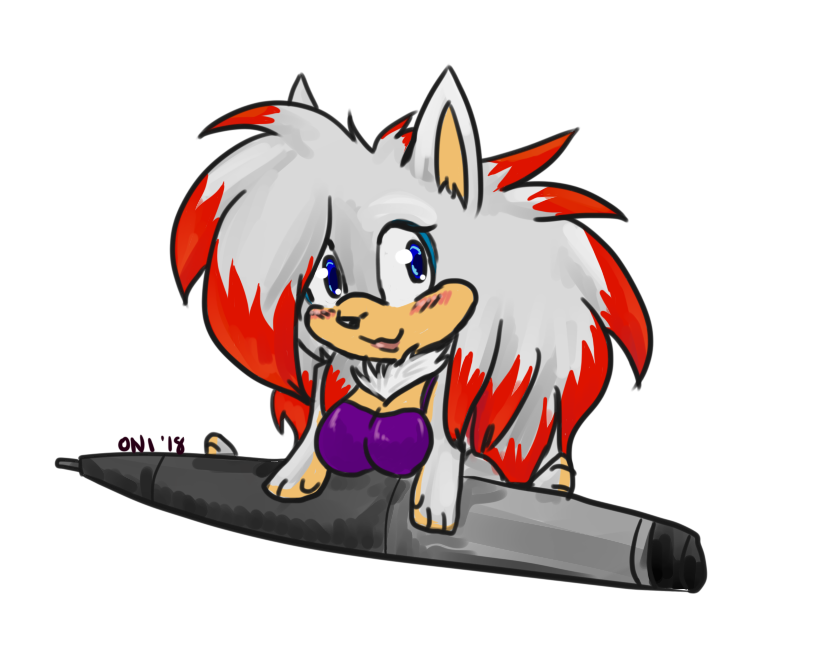 2018 alpha_channel anthro breasts chibi creek cute female hedgehog icon invalid_tag mammal pen sarah simple_background transparent_background