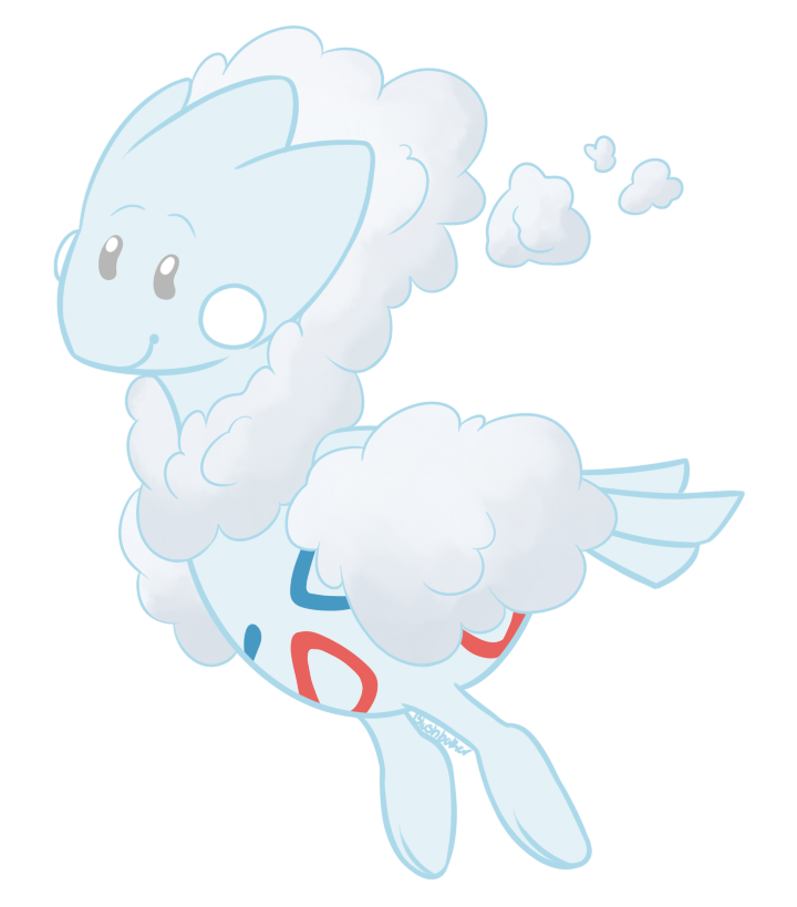 2018 alpha_channel altaria ambiguous_gender blue_body blushbaker cute digital_drawing_(artwork) digital_media_(artwork) fan_character flying grey_eyes hybrid nintendo pillow_(blushbaker) pok&eacute;mon pok&eacute;mon_(species) pok&eacute;mon_fusion simple_background smile solo togetic transparent_background video_games white_cheeks