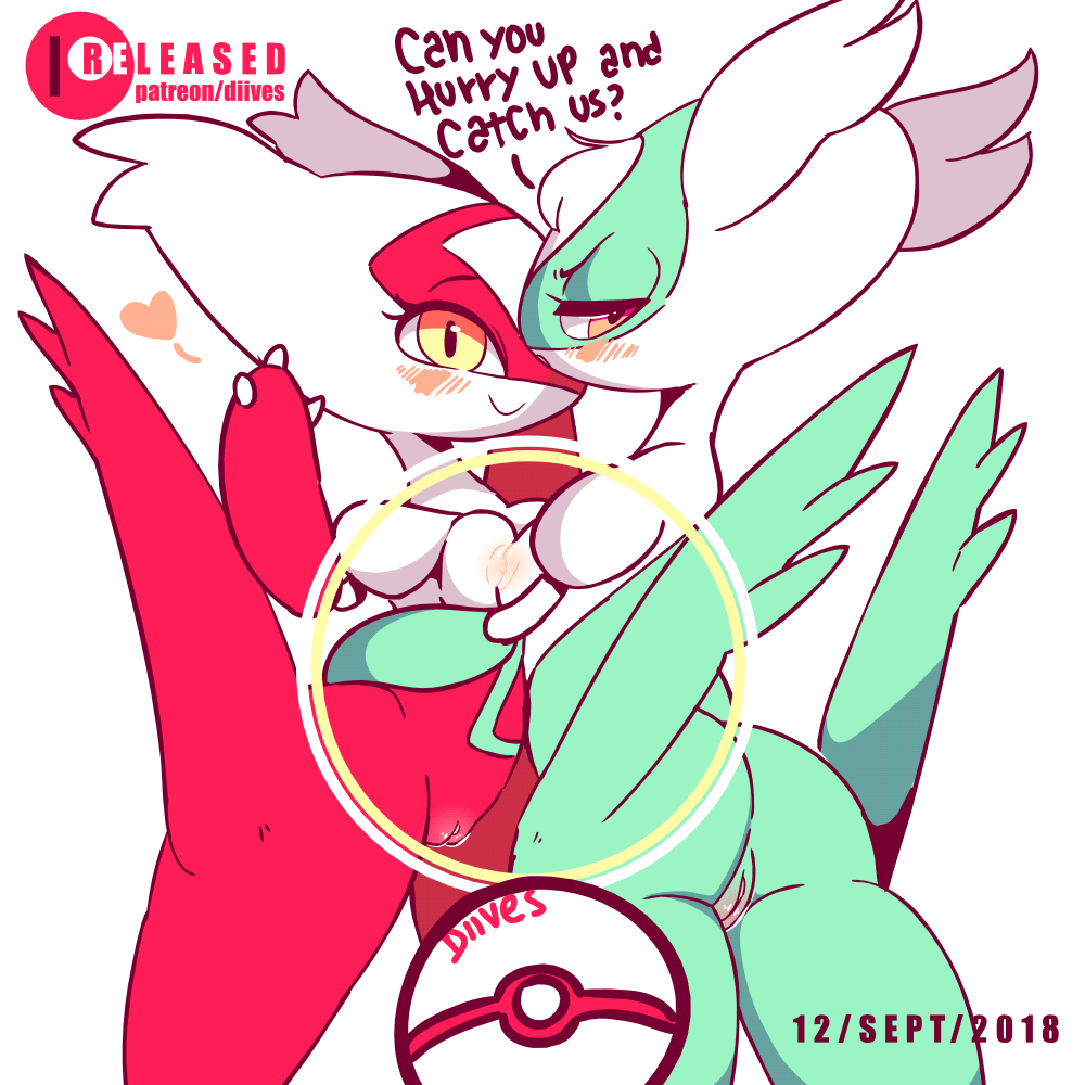 &lt;3 2018 animated anthro anthrofied blush breast_squish breasts breasts_frottage butt diives duo female female/female fur green_fur half-closed_eyes hands_on_hips latias latios legendary_duo legendary_pok&eacute;mon looking_at_viewer looking_back nintendo nipples nude pok&eacute;ball pok&eacute;mon pok&eacute;mon_(species) pok&eacute;morph pussy rear_view red_eyes red_fur simple_background smile standing video_games white_background white_fur yellow_eyes