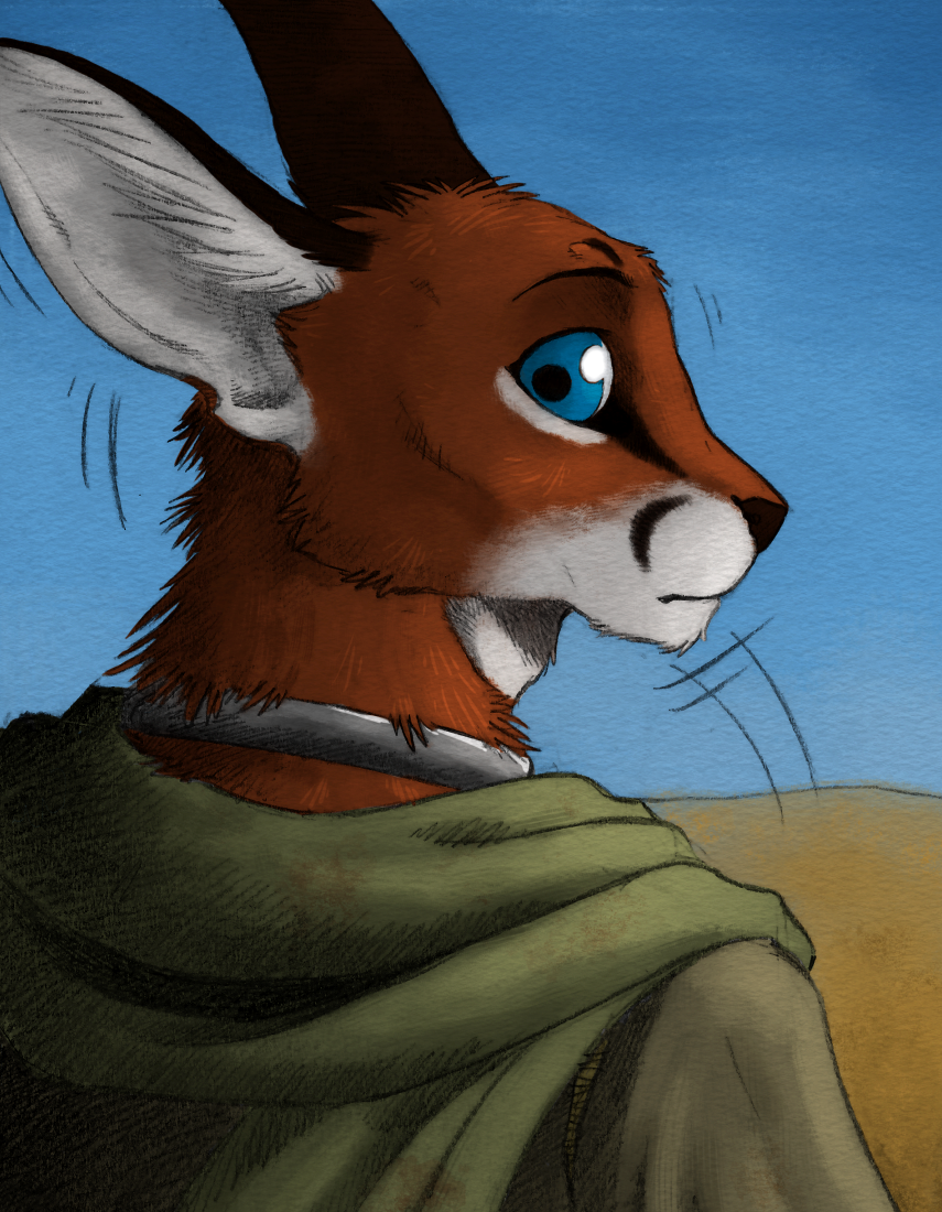 0laffson 2018 anthro black_fur black_nose blue_eyes brown_eyes brown_fur caracal clothed clothing digital_media_(artwork) feline female fur mammal