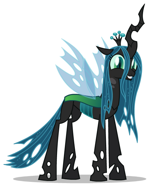alpha_channel black_fur changeling clenched_teeth crown digital_media_(artwork) equine excited female feral friendship_is_magic fur green_eyes green_hair grin hair happy horn insect_wings long_hair looking_at_viewer mammal my_little_pony open_mouth open_smile queen_chrysalis_(mlp) royalty silly simple_background smile solo standing teeth transparent_background wide_eyed wings