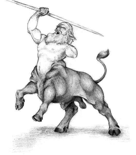 admyrrek animal_genitalia animal_humanoid balls beard bovine bovine_taur bucentaur cow_humanoid facial_hair hooves humanoid male mammal nipples sheath solo taur