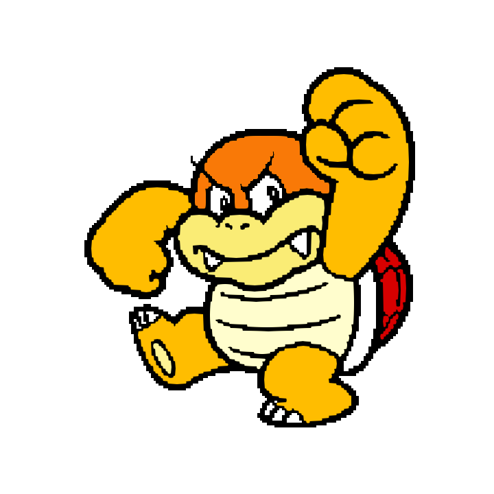 anthro boom-boom boom_boom koopa koopaling looking_at_viewer male mario_bros nintendo official_art pose raised_arm reptile scalie shell solo super_mario_3d_world unknown_artist video_games