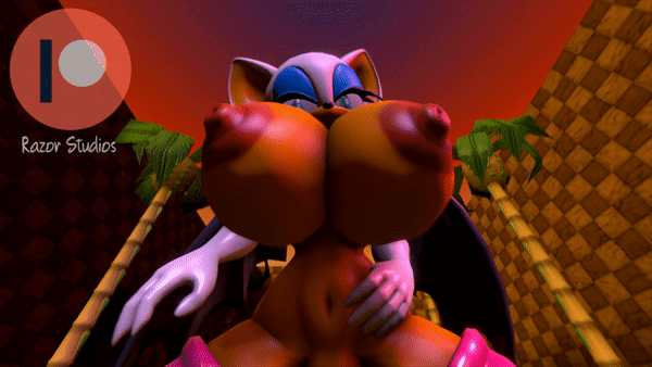 3d_(artwork) animated bouncing breasts digital_media_(artwork) first_person_view razorkitana riding rouge_the_bat sonic_(series) source_filmmaker wings