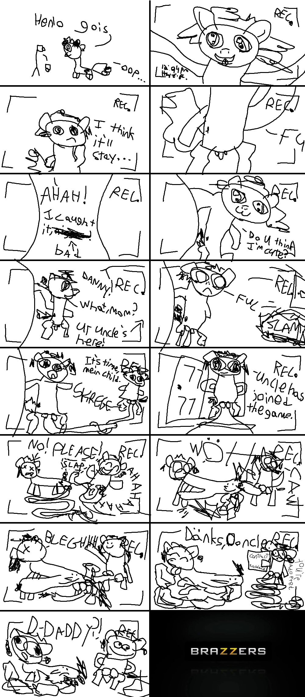abuse anal animal_genitalia animal_penis balls camera comic cum equid equine excessive_cum forced friendship_is_magic from_behind_position help_with_tags hi_res horse incest male male/male mammal my_little_pony penis rape sex