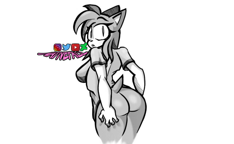 2019 amy_rose anthro blush breasts butt clothed clothing eyelashes female girly looking_at_viewer mammal mature_female nativefall sex simple_background single solo sonic_(series) thick_thighs