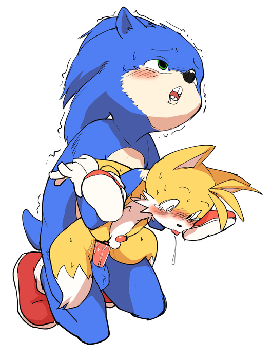 anal anal_penetration anthro balls canid canine duo eulipotyphlan fox hedgehog male male/male mammal manmosu_marimo miles_prower penetration penis sonic_(series) sonic_movie sonic_the_hedgehog young