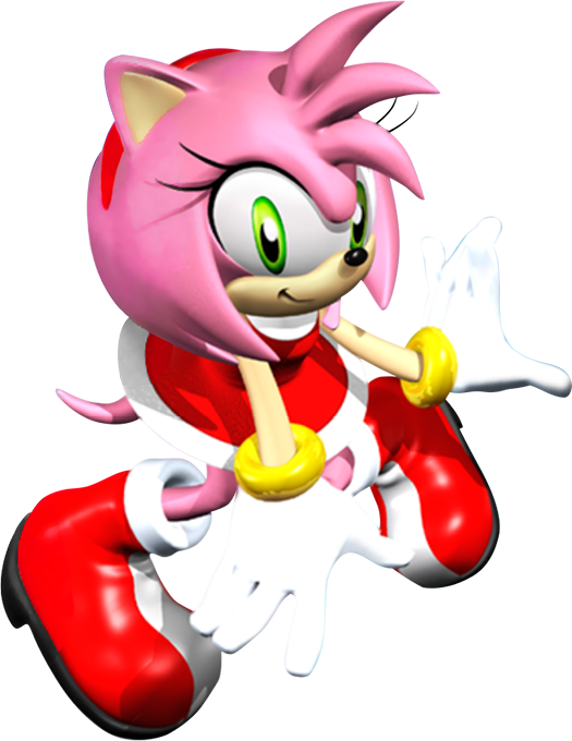 1girl 3d 3d_(artwork) amy_rose anthro big_eyes boots bracelet dress eyelashes female female_focus female_only gloves green_eyes hair hairband looking_at_viewer official_art pink_fur pink_hair pink_tail pointy_ears pose red_dress red_skirt sega skirt smile sonic_(series) sonic_adventure tail video_games