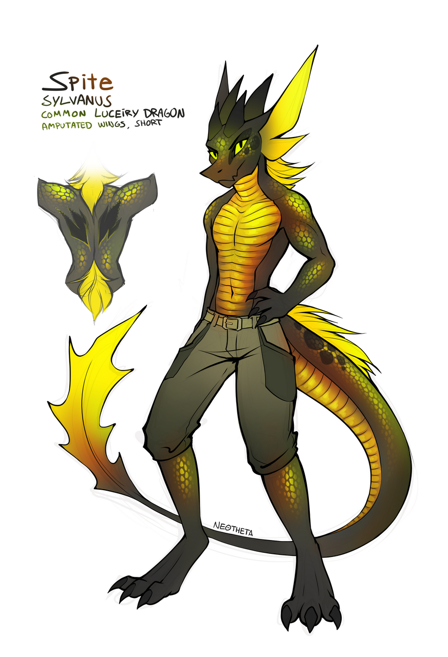 2019 3_toes anthro barefoot clothed clothing digital_media_(artwork) dragon hi_res horn lizard male model_sheet navel neotheta reptile scales scalie simple_background smile solo standing toes topless white_background