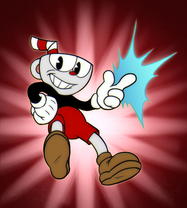 clothed clothing cuphead_(character) cuphead_(game) for_a_head humanoid iamghostdivision not_furry object_head solo video_games