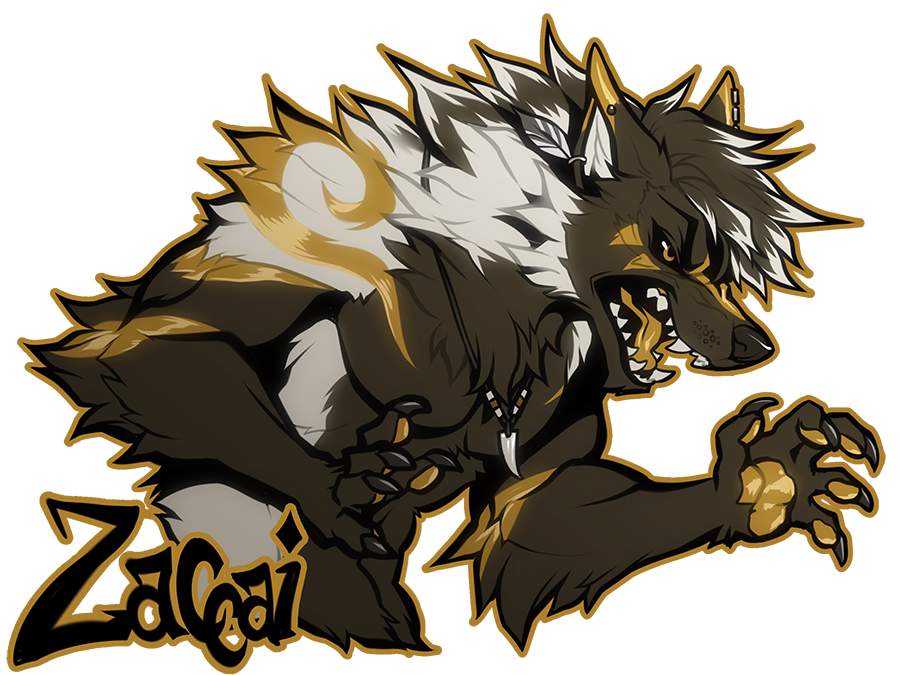 2019 4:3 alpha_channel anthro black_fur black_sclera canid canine falvie fur male mammal open_mouth simple_background snarling solo teeth tongue transparent_background white_fur yellow_eyes