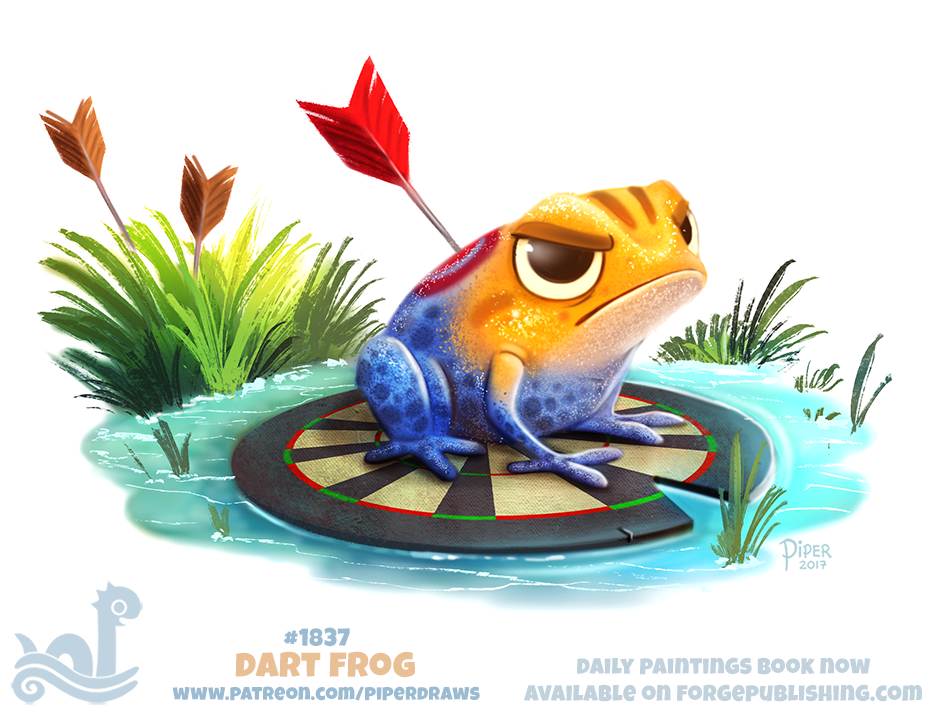 amphibian cryptid-creations dart frog grass lily_pad plant solo