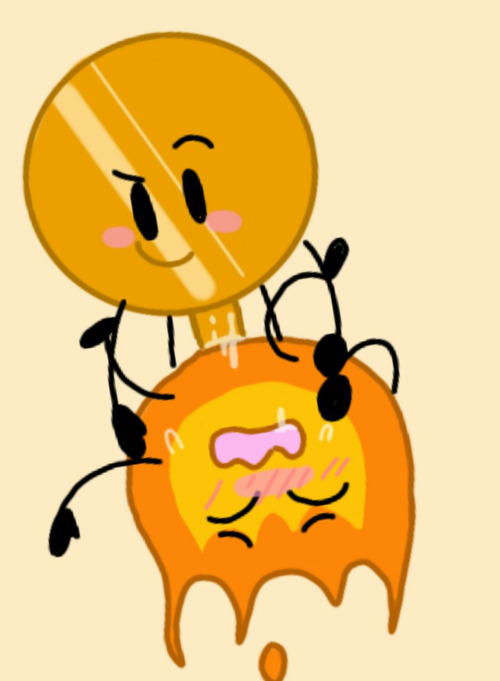 ahegao ambiguous_gender ambiguous_penetrated animate_inanimate battle_for_dream_island blush bodily_fluids coiny cum cum_inside drooling duo elemental eyes_closed fire_elemental firey_(bfdi) genital_fluids looking_pleasured male male/ambiguous male_penetrating not_furry object_shows open_mouth penetration penis saliva sex simple_background suepii what why