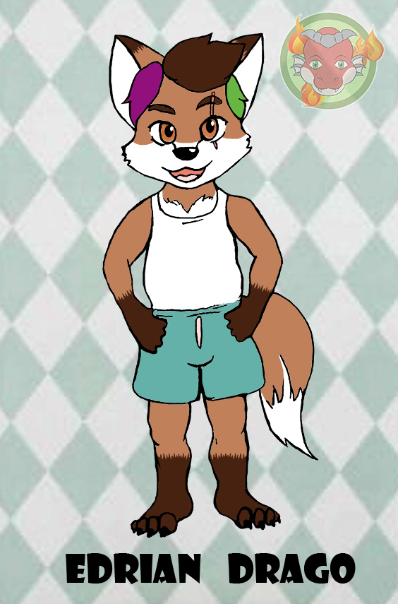 anthro canid canine clothed clothing cub edrian fox looking_at_viewer male mammal solo young