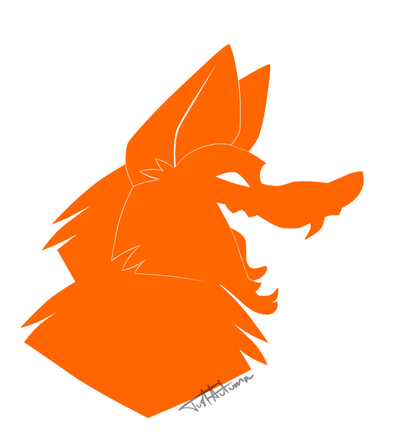 ! ambiguous_gender animated canid canine fox justautumn laugh mammal open_mouth signature simple_background solo teeth text tongue white_background