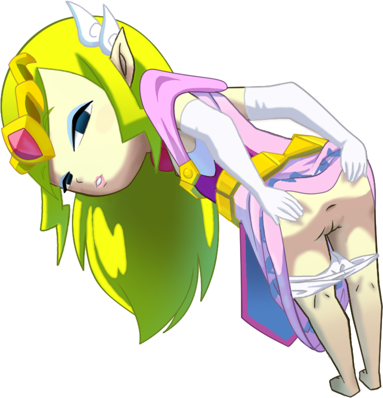 anus ass back barefoot butt female female_focus female_only gloves hair hecticarts human lips looking_at_viewer makeup nintendo panties panties_down presenting presenting_hindquarters princess_zelda pussy royalty solo solo_focus the_legend_of_zelda the_legend_of_zelda:_the_wind_waker tiara toon_zelda vagina wind_waker