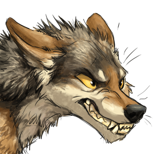 1:1 2016 alpha_channel ambiguous_gender angry angry_face black_eyes black_fur black_nose brown_fur canid canine canis coyote digital_media_(artwork) feral fur headshot_portrait kenket mammal multicolored_fur portrait reaction_image sharp_teeth side_view simple_background snarling solo sticker tan_sclera teeth transparent_background white_fur
