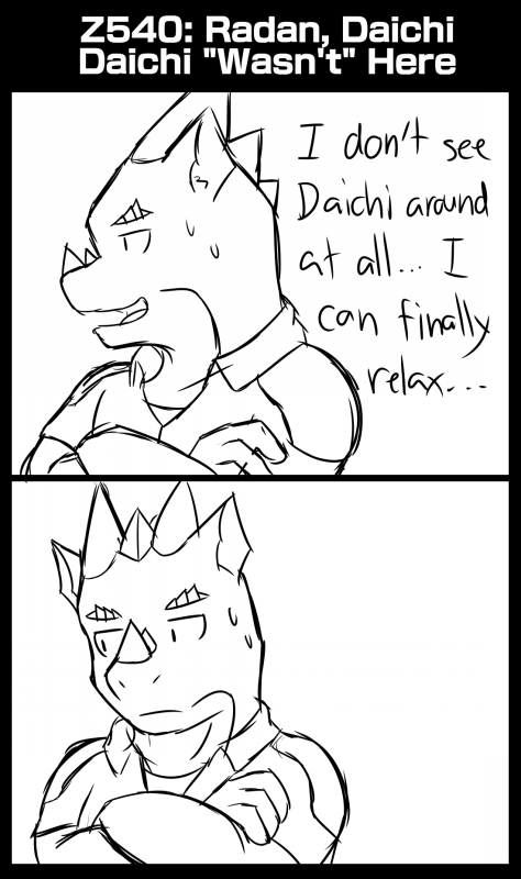 animated canid canine canis comic dialogue dragon mammal the_goukou_zone wolf