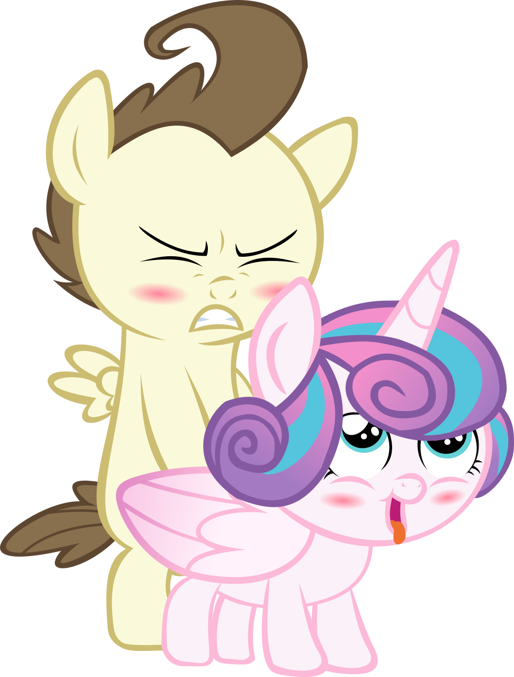 2019 alpha_channel anonymous_artist baby blush cub duo equid equine feathered_wings feathers female flurry_heart_(mlp) friendship_is_magic from_behind_position hair hi_res horn male male/female mammal multicolored_hair my_little_pony open_mouth penetration pound_cake_(mlp) pterippus sex simple_background transparent_background winged_unicorn wings young
