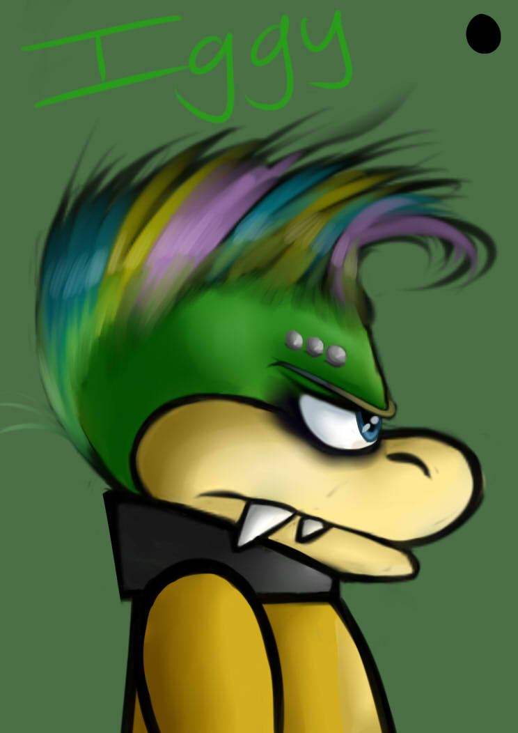 2015 blue_eyes iggy_koopa koopa koopaling mario_bros nintendo renee-moonveil scalie video_games