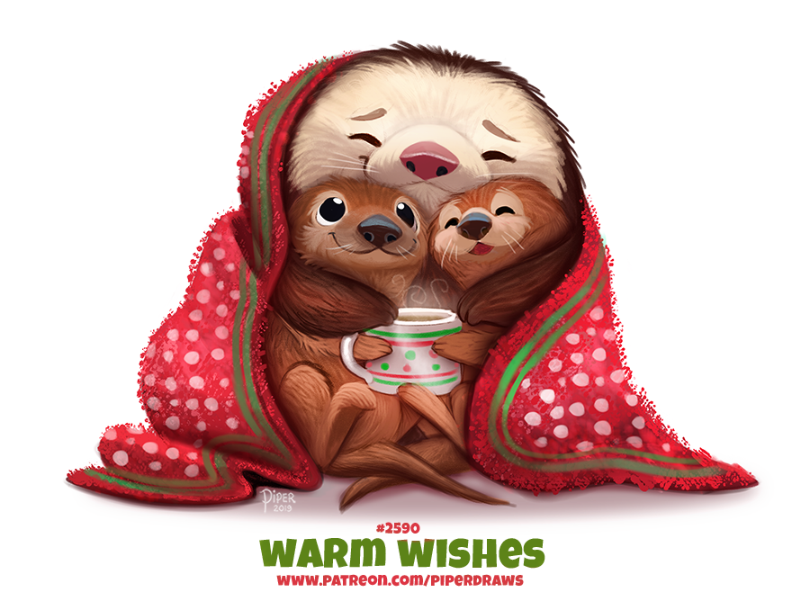 ambiguous_gender bedding beverage black_eyes blanket brown_body brown_fur coffee_mug cryptid-creations english_text eyes_closed feral fur group hug lutrine mammal mustelid open_mouth river_otter sea_otter simple_background smile steam tan_body tan_fur text url whiskers white_background
