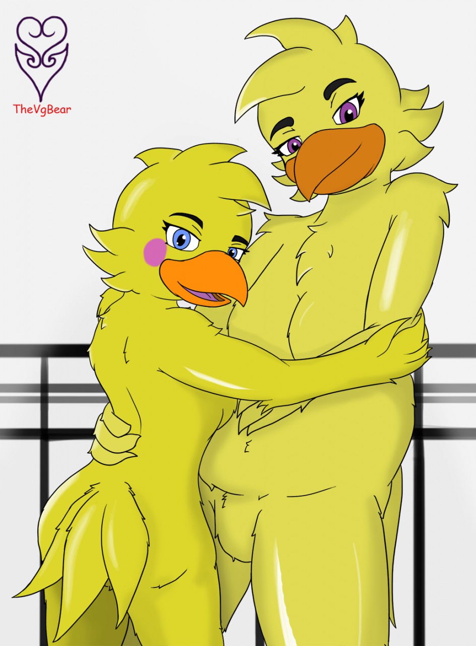 avian chica_(fnaf) five_nights_at_freddy's five_nights_at_freddy's_2 hi_res thevgbear toy_chica_(fnaf) video_games