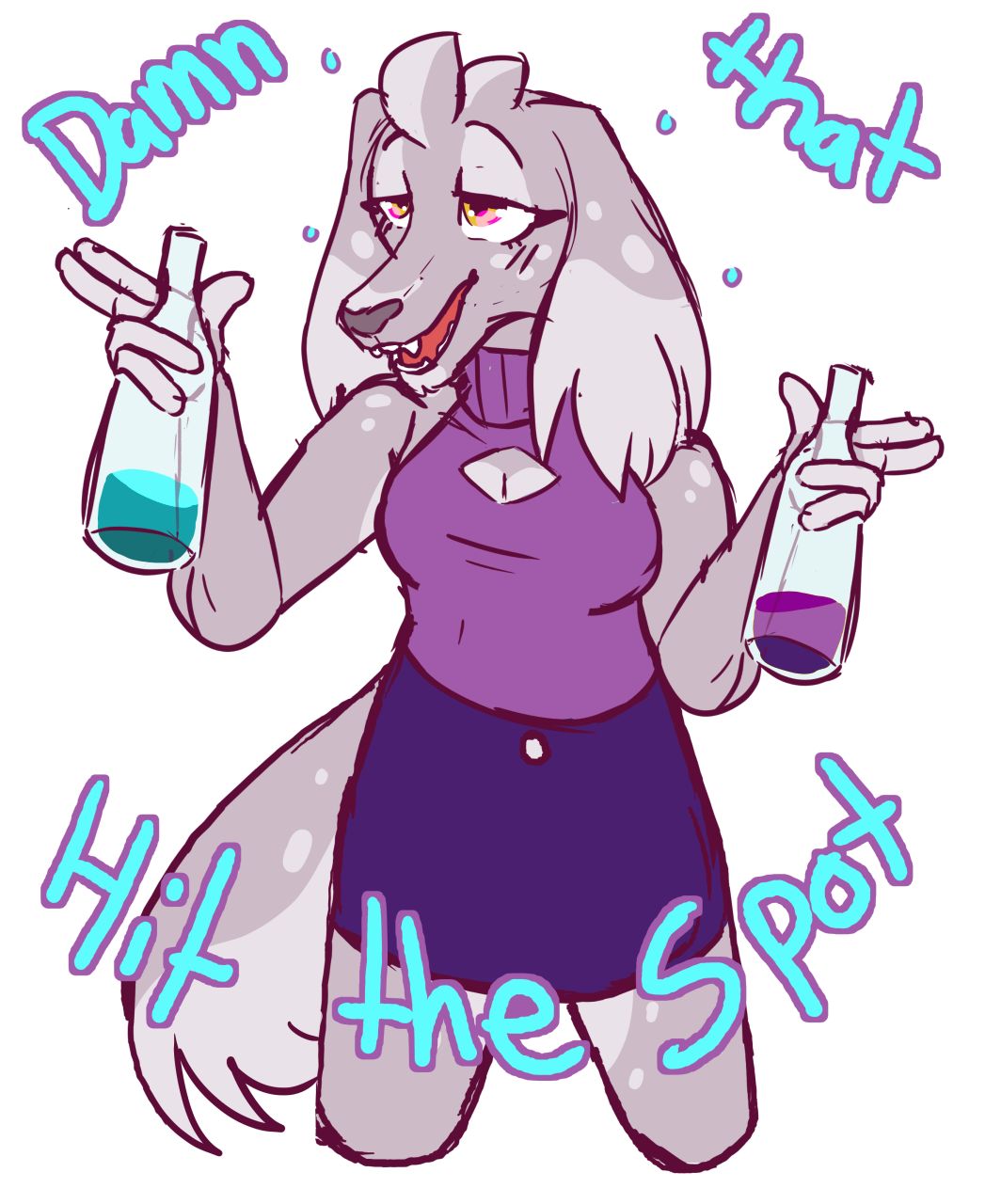 2020 5_fingers alcohol anthro beverage blush breasts cand candle_the_saluki canid canine canis clothed clothing digital_media_(artwork) domestic_dog drinking drunk esprit-arait eyelashes female fingers fur hi_res hunting_dog mammal saluki sighthound substance_intoxication