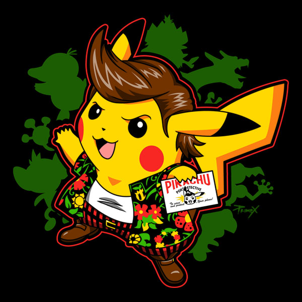 1:1 2019 5_fingers ace_ventura ace_ventura_(copyright) aipom aloha_shirt black_background black_eyes black_nose brown_hair business_card charizard clothed clothing crossover dipstick_ears fingers footwear hair holding_object liu-psypher looking_at_viewer ludicolo mr._mime multicolored_ears nintendo outline parody pikachu pok&eacute;mon pok&eacute;mon_(species) pok&eacute;mon_detective_pikachu psyduck red_cheeks shoes short_hair simple_background solo_focus video_games