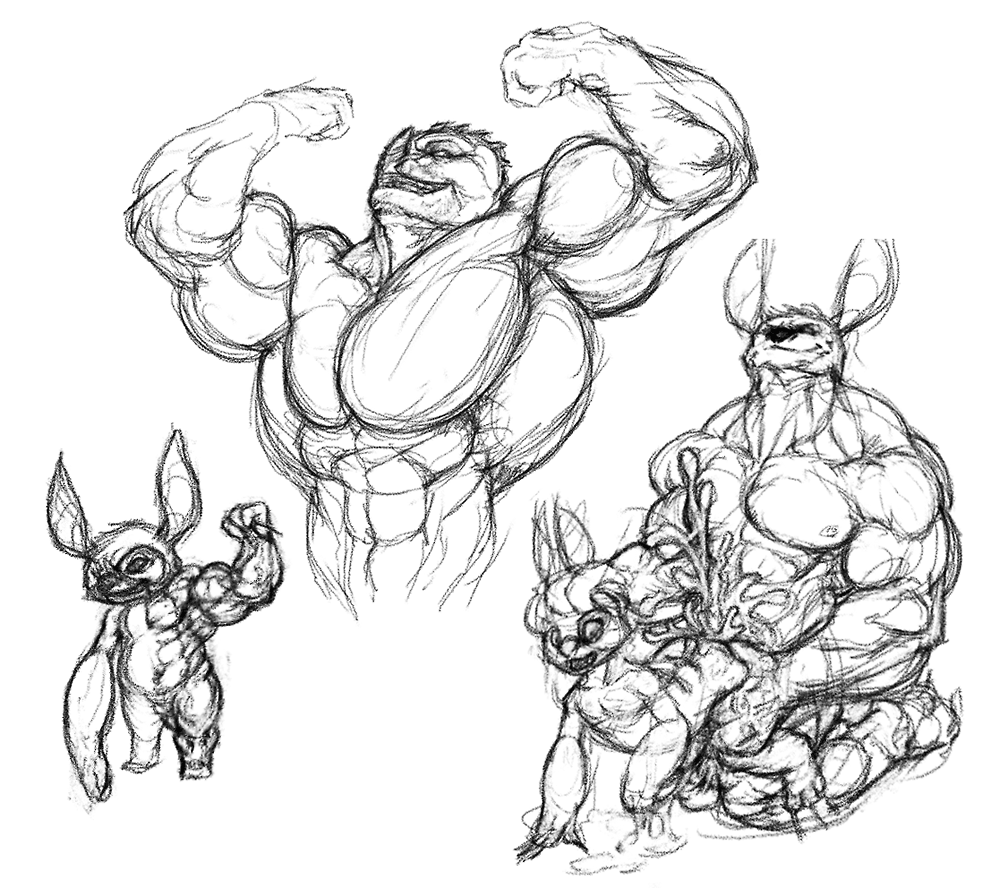 2011 abs alien ambiguous_gender anthro anthrofied back_markings biceps big_muscles bodily_fluids claws cum disney experiment_(lilo_and_stitch) fan_character flexing furry_(artist) genital_fluids graphite_(artwork) grin growth hair larger_male lilo_and_stitch lilo_pelekai lilo_pelekai_(experiment) male male/ambiguous markings monochrome muscle_growth muscular muscular_male navel nipples pecs pencil_(artwork) sex simple_background size_difference sketch smile smirk stitch_(lilo_and_stitch) stray_(furry) traditional_media_(artwork) triceps unknown_character unknown_species white_background