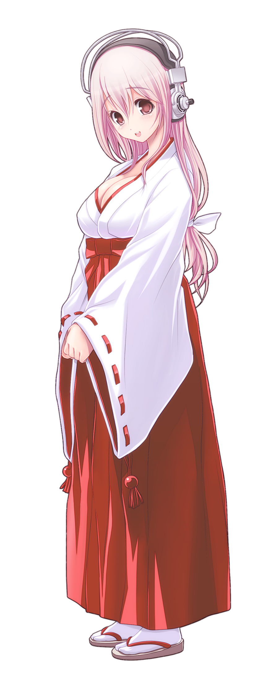 headphones japanese_clothes mag_kan sonico super_sonico transparent_png v-mag