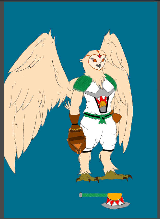 2020 4_toes aarakocra anisodactyl anthro armor avian awrighty-then_(artist) barefoot beak big_wings biped bird bird_feet claws clothed clothing dark_souls digital_drawing_(artwork) digital_media_(artwork) dungeons_and_dragons facial_markings feathered_wings feathers female fromsoftware full-length_portrait fully_clothed gloves handwear hasbro head_markings headgear leather leather_armor markings owl portrait simple_background smile solo standing tail_feathers talons toe_claws toes video_games wings wizards_of_the_coast