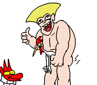 chicken cow_and_chicken guile street_fighter the_red_guy