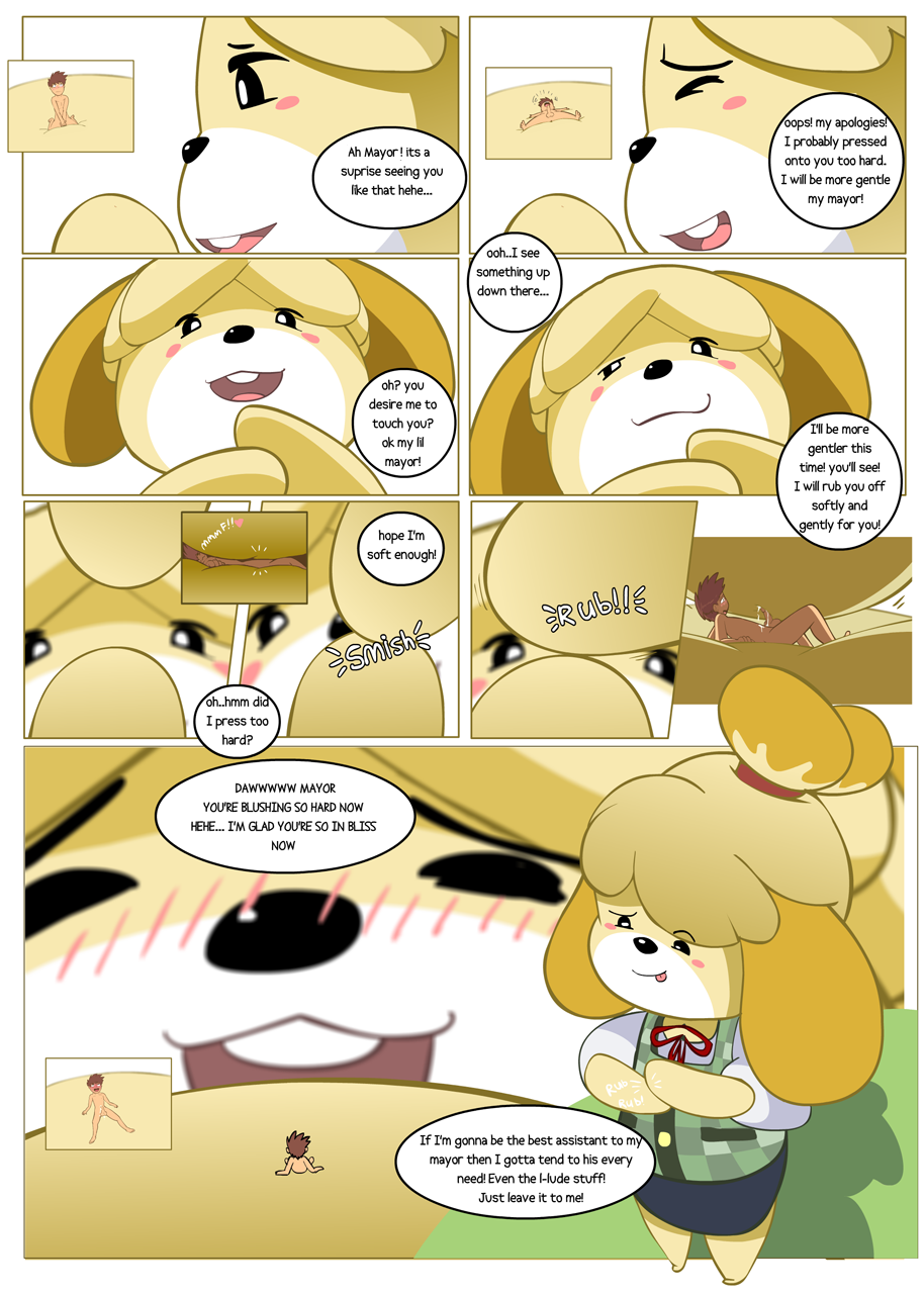 animal_crossing blush canid canine canis cuddling domestic_dog drgnalexia female gentle_giant handjob helpless hi_res isabelle_(animal_crossing) macro male male/female mammal micro nintendo penile rubbing sex shih_tzu shrunken size_difference toy_dog video_games