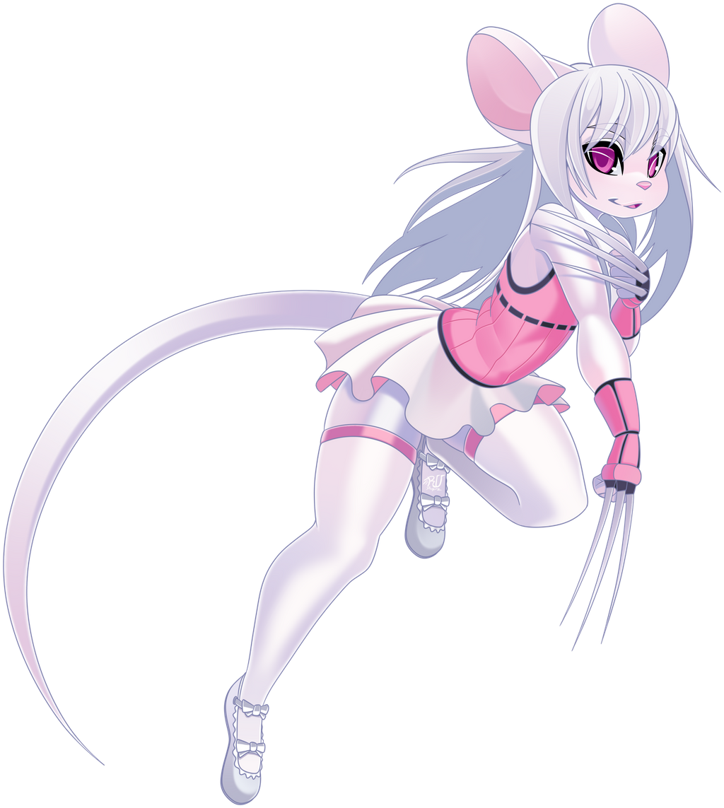 2020 alpha_channel ambiguous_gender anthro bottomwear clothed clothing digital_media_(artwork) girly hair looking_at_viewer mammal mouse murid murine purple_eyes rodent rudragon simple_background skirt solo transparent_background white_hair