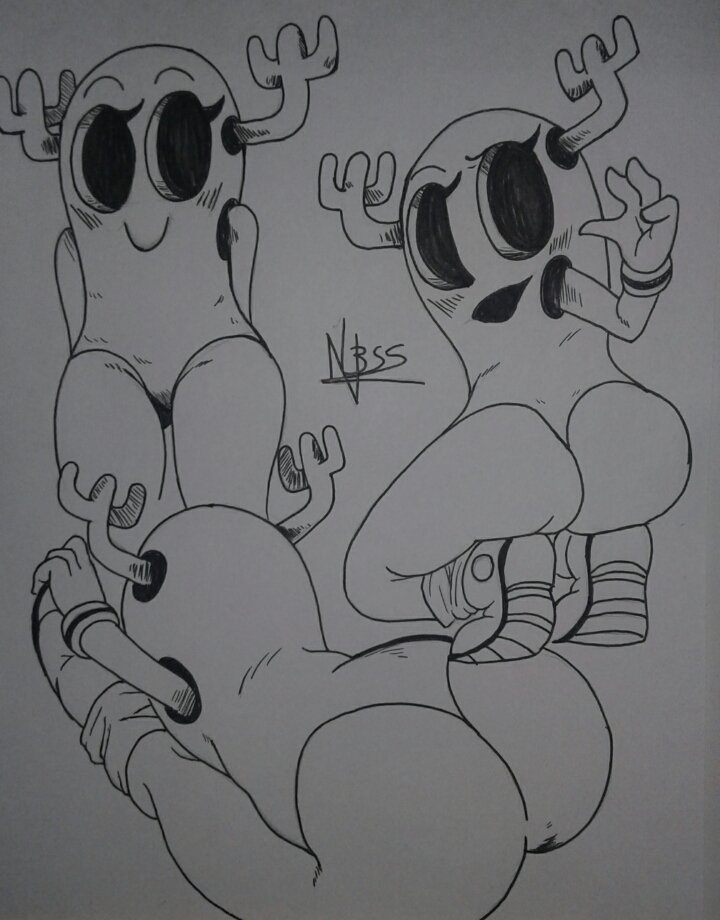 big_butt blush butt cartoon_network crouching female hands_behind_back horn humanoid isolatedartest looking_at_viewer mammal monochrome open_mouth penny_fitzgerald presenting presenting_hindquarters simple_background sitting smile solo standing stretching the_amazing_world_of_gumball thick_thighs wide_hips