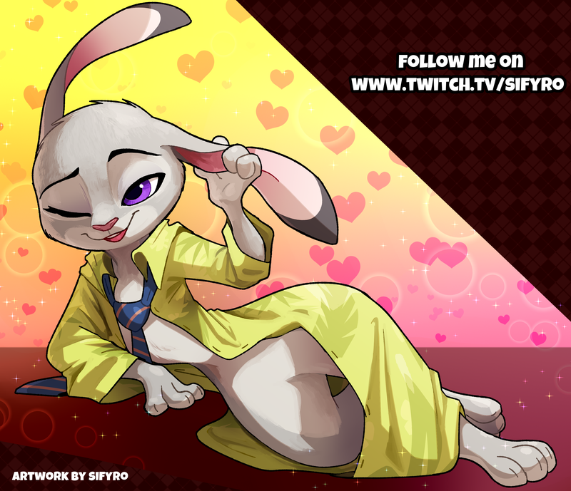 2020 3_toes advertisement anthro bedroom_eyes blitzdrachin blush bodily_fluids bottomless clothed clothing conditional_dnp digital_media_(artwork) disney eyebrows eyelashes female fingers half-closed_eyes judy_hopps lagomorph leporid mammal narrowed_eyes one_eye_closed patreon rabbit seductive simple_background smile solo text thin_waist toes url wide_hips wink zootopia