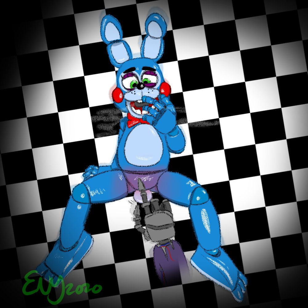 3_toes ambiguous_gender animatronic arousal ball_joints breath crotch_blush disembodied_hand dreamsthefox exposed_endoskeleton five_nights_at_freddy's five_nights_at_freddy's_2 glistening glistening_body machine null_bulge panting questionable_consent robot robotic_arm solo steam toes toy_bonnie_(fnaf) video_games withered_bonnie_(fnaf)