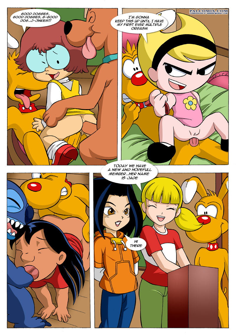 a_pup_named_scooby-doo brain crossover disney inspector_gadget jackie_chan_adventures jade_chan lilo lilo_and_stitch mandy palcomix penny stitch velma_dinkley
