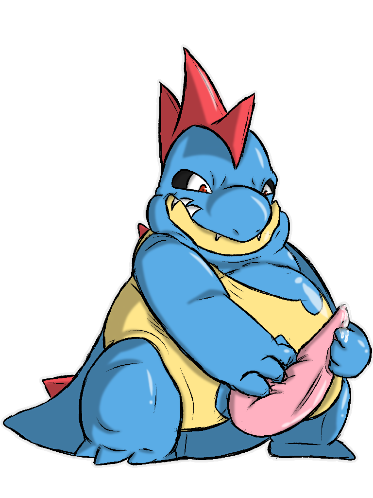 2020 3:4 alpha_channel blueblu bodily_fluids chubby_cheeks crocodile crocodilian crocodylid croconaw cum cum_on_penis genital_fluids genitals holding_penis looking_at_penis male nintendo obese overweight penis pok&eacute;mon pok&eacute;mon_(species) reptile scalie simple_background simple_shading slightly_chubby smile solo solo_focus standing thick_penis thick_tail transparent_background video_games