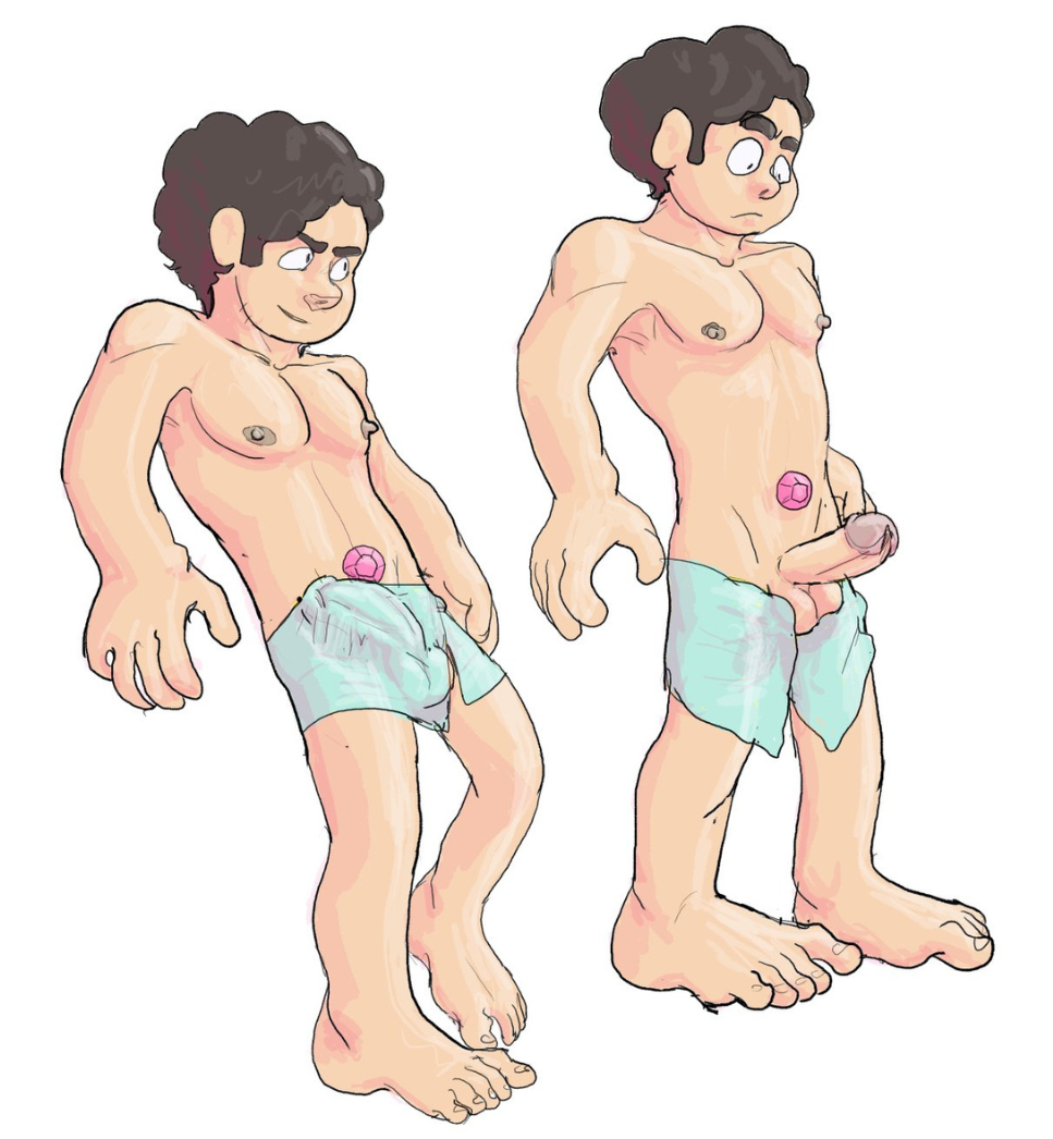 balls bulge cartoon_network gem genitals human male mammal nipples penis solo steven_quartz_universe steven_universe zahsosig