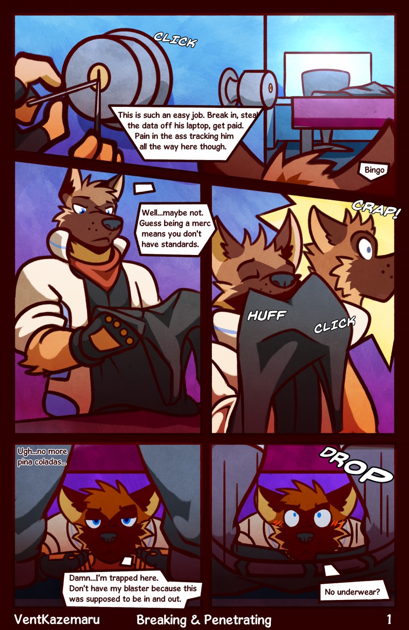 anthro canid canine canis clothing comic domestic_dog duo english_text german_shepherd herding_dog hi_res male mammal neckerchief nintendo pastoral_dog sniffing star_fox text undressing ventkazemaru video_games wolf