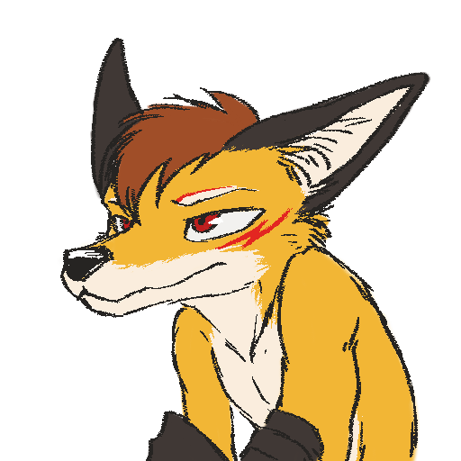 1:1 2020 3_fingers alpha_channel anthro biped black_claws black_ears black_nose brown_hair canid canine cheek_tuft claws countershade_torso countershading crossed_arms digital_drawing_(artwork) digital_media_(artwork) facial_tuft fingers flat_colors fox fur fur_markings fur_tuft gloves_(marking) grey_countershading grumpy hair half-closed_eyes half-length_portrait head_tuft inner_ear_fluff looking_aside looking_away looking_up lunlunfox lunlunfox_(character) male mammal markings multicolored_body multicolored_fur narrowed_eyes nude portrait red_eyes red_markings short_hair side_view simple_background solo standing three-quarter_view transparent_background tuft white_body white_countershading white_fur yellow_body yellow_fur