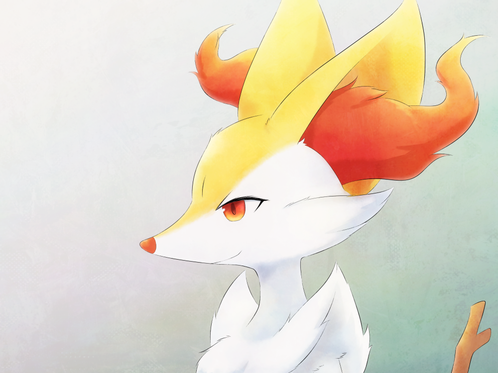 2020 4:3 ambiguous_gender anthro braixen canid canine cheek_tuft facial_tuft fur inner_ear_fluff kemonobito lying mammal nintendo on_side orange_body orange_eyes orange_fur orange_nose pok&eacute;mon pok&eacute;mon_(species) shoulder_tuft smile solo tuft video_games white_body white_fur yellow_body yellow_fur