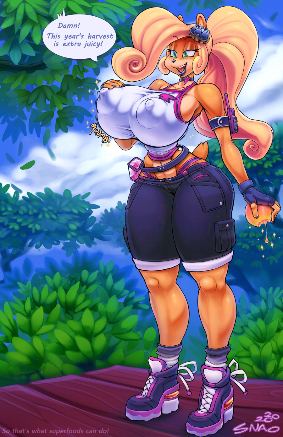 Coco bandicoot breast expansion