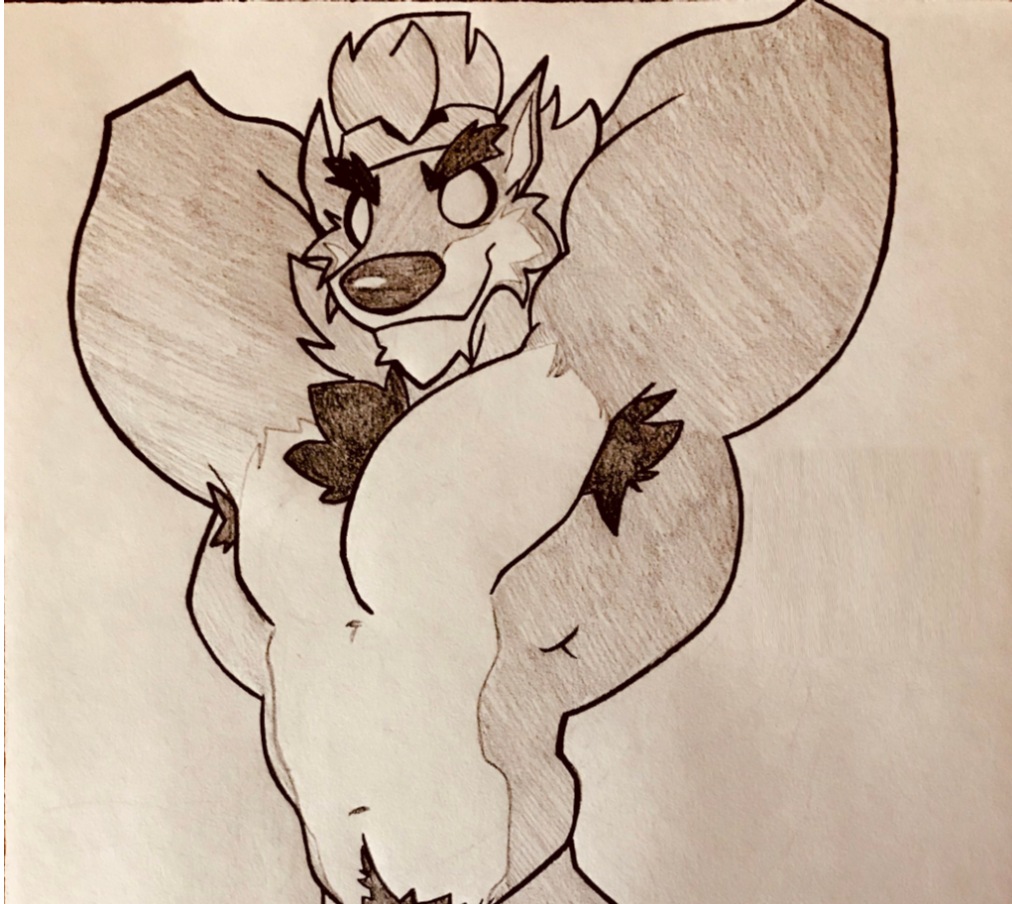 anthro armpit_hair body_hair bodyhair canid canine canis dire_(fortnite) epic_games fortnite hair human male mammal muscular muscular_anthro muscular_male nude simple_background solo unknown_artist video_games were werecanid werecanine werewolf wolf